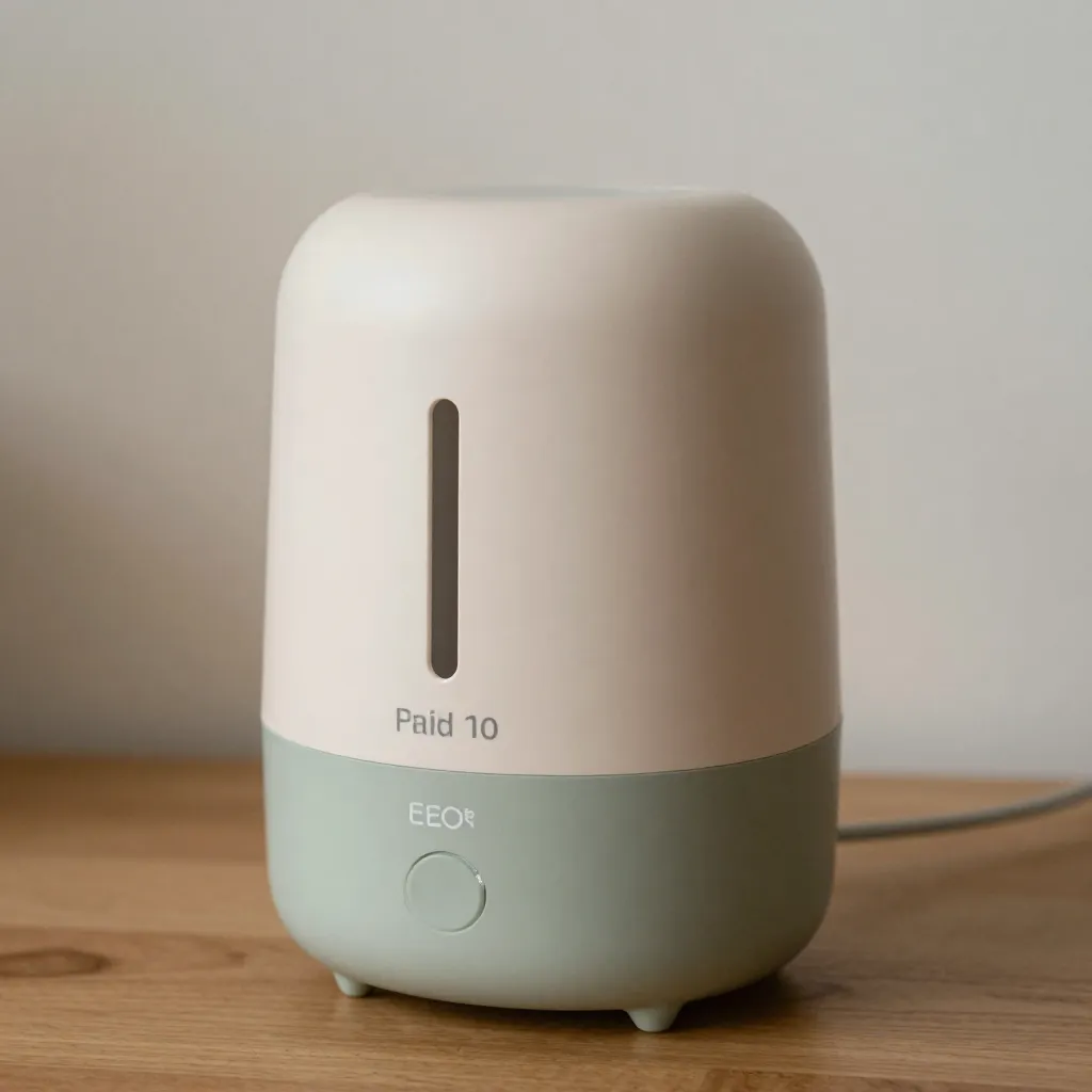 Humidifier releasing gentle mist
